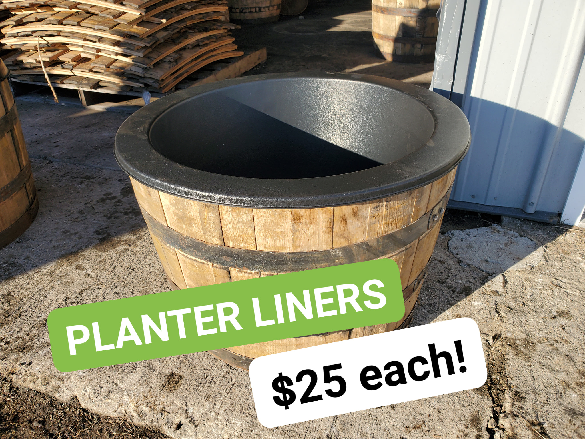 Whiskey Barrel Planters Wisconsin