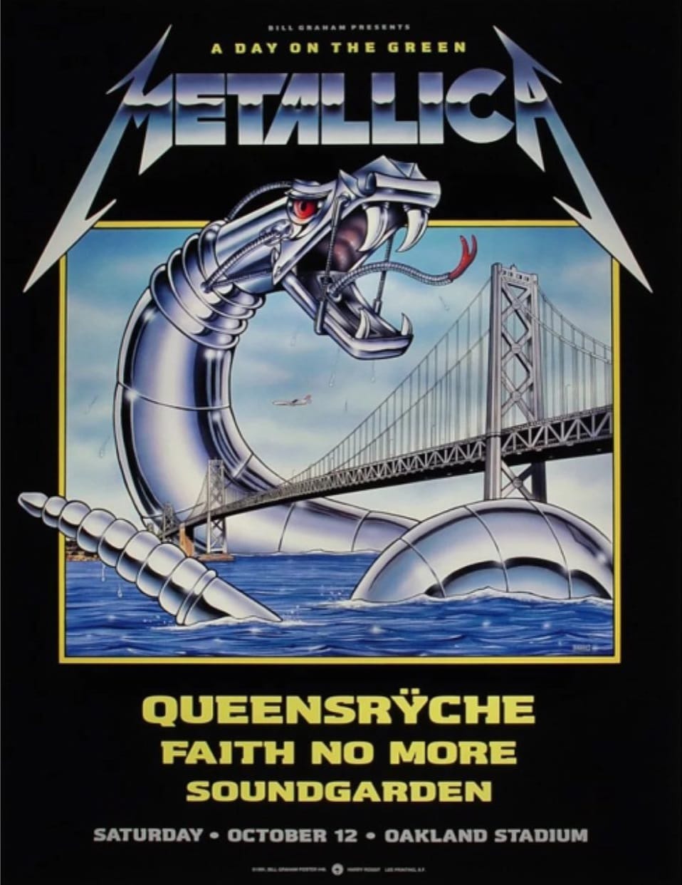 🔴 OCTOBER 12 1991 The Day on the Green Festival takes place at