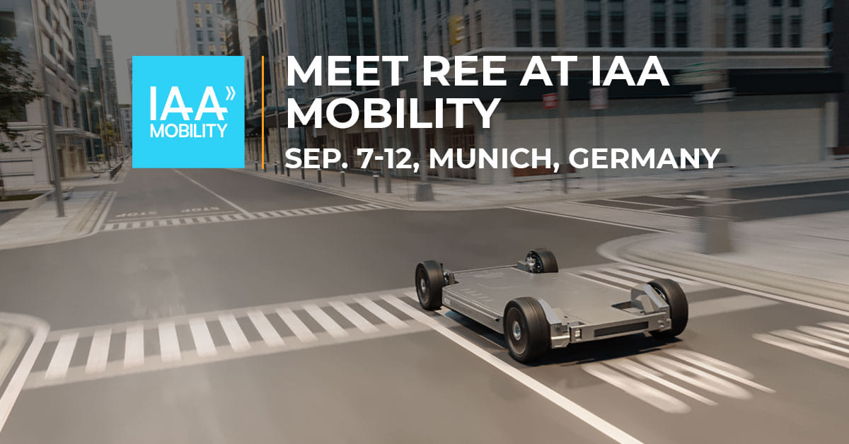REE - Meet the REE Team 🤝 at IAA MOBILITY! Sep. 7-12, Munich, Germany ...