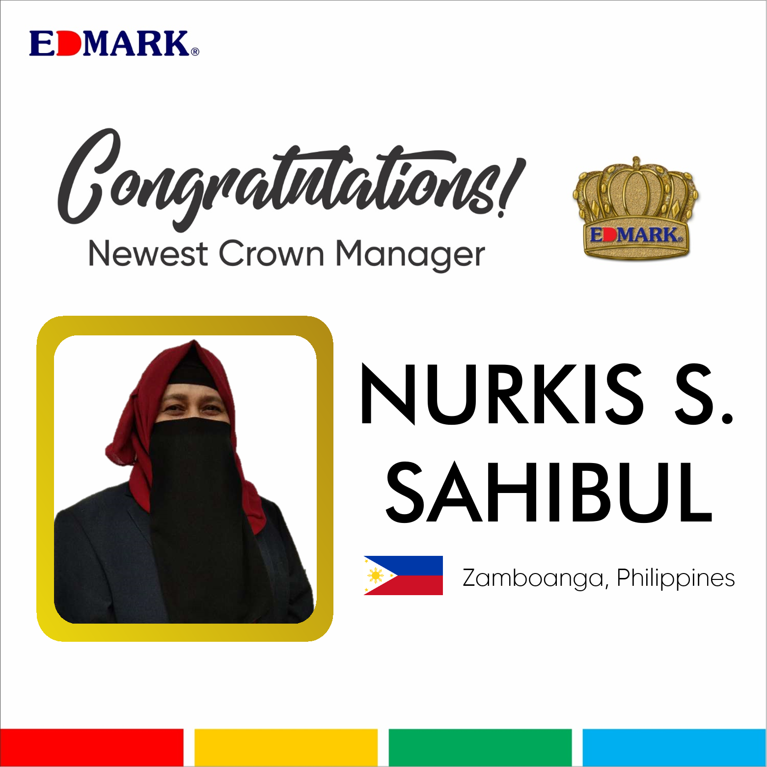 Congratulations to our newest Crown... - Edmark Philippines