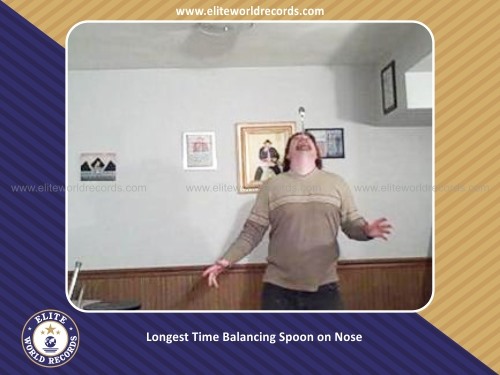 Longest Time Balancing Spoon on... - Elite World Records