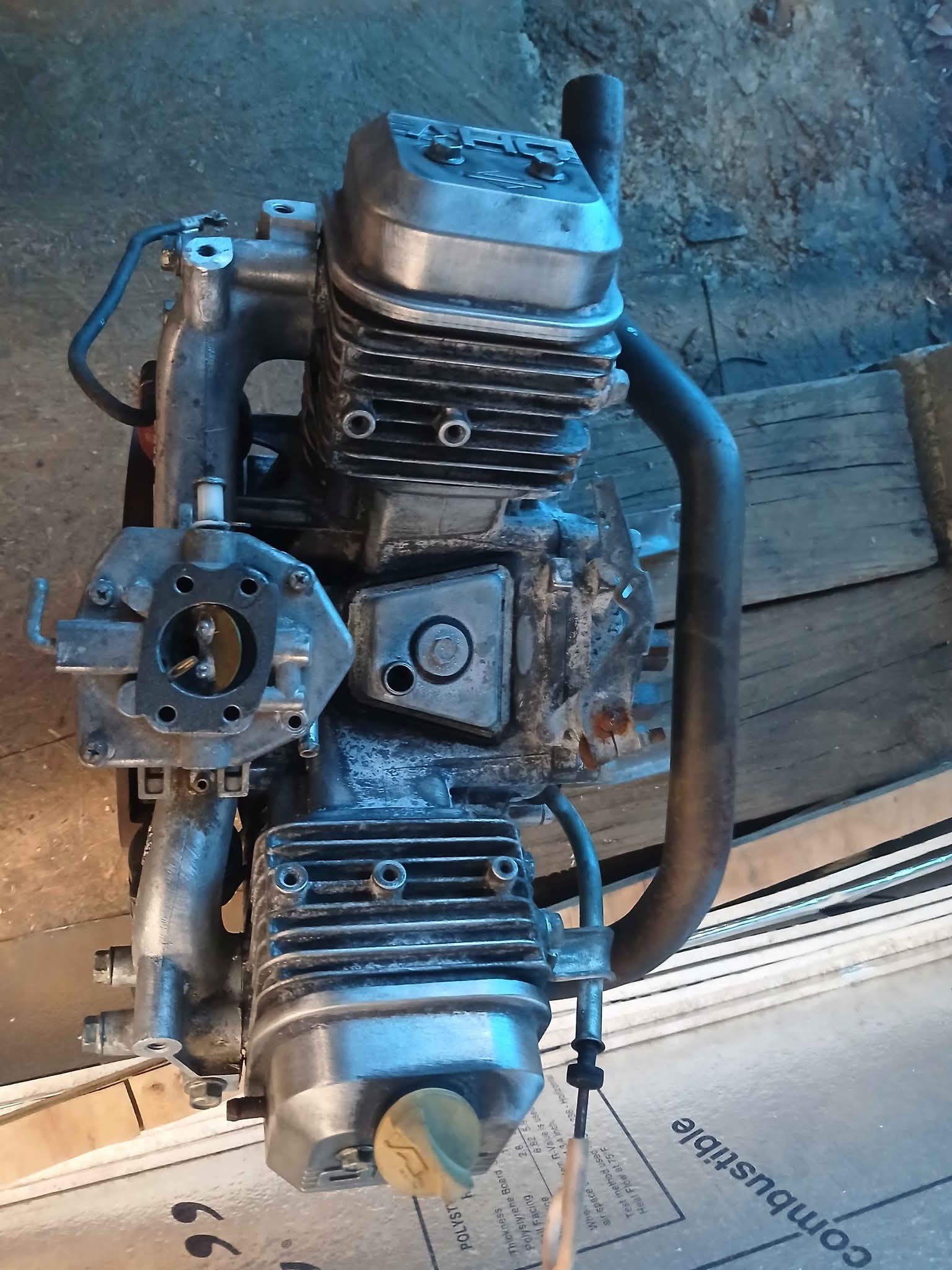 200$ from the motor it is a 660 racing motor and 150 for the frame it ...