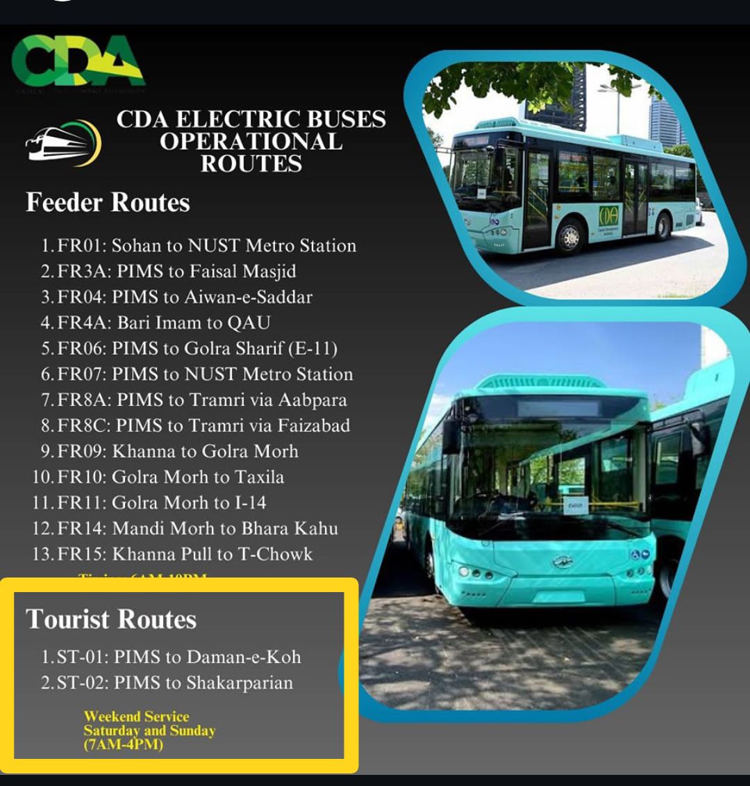 Islamabad Metro & Feeder Bus Service | Facebook