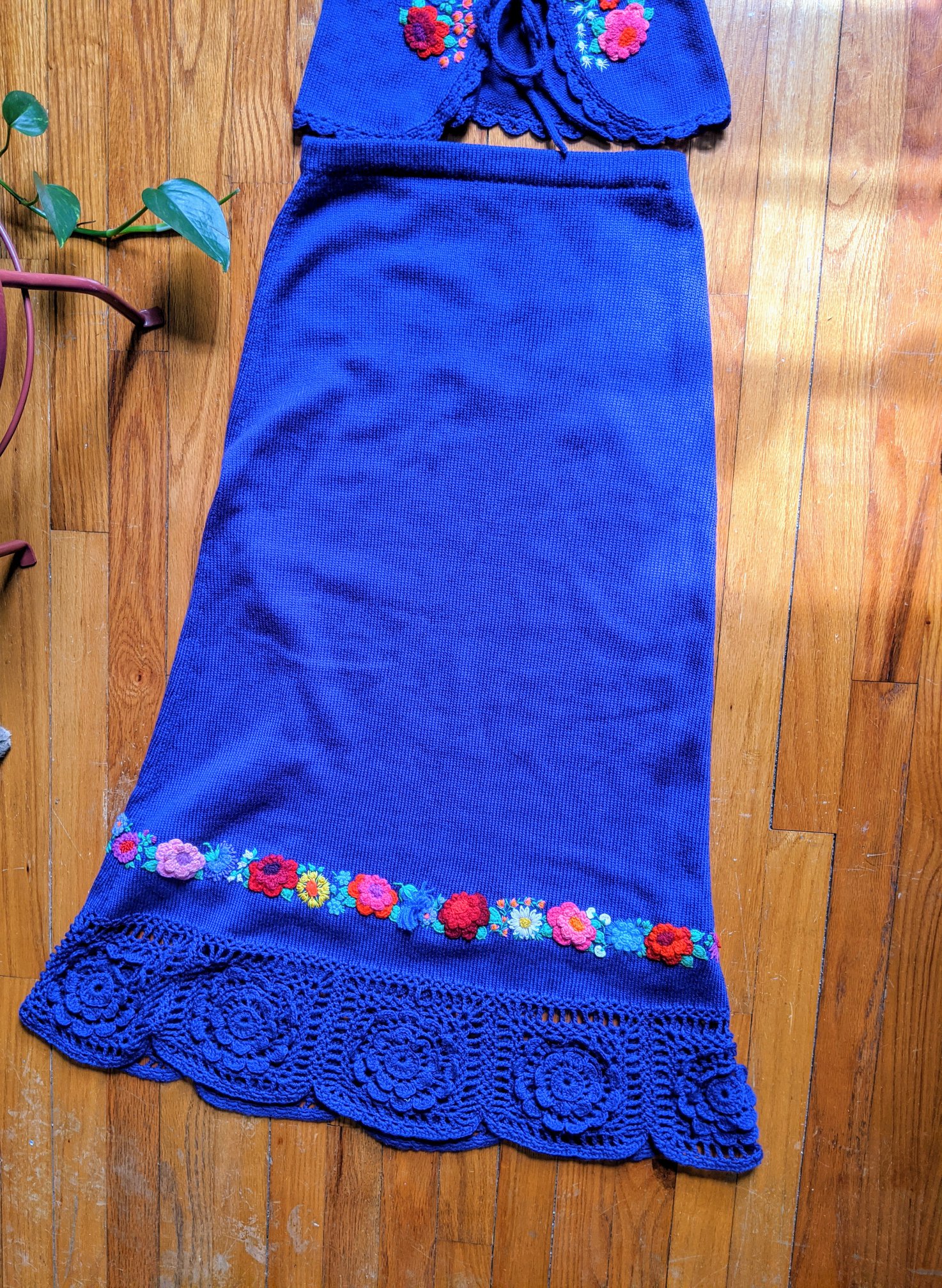SOLD **** Theee most adorable winter sweater skirt set I