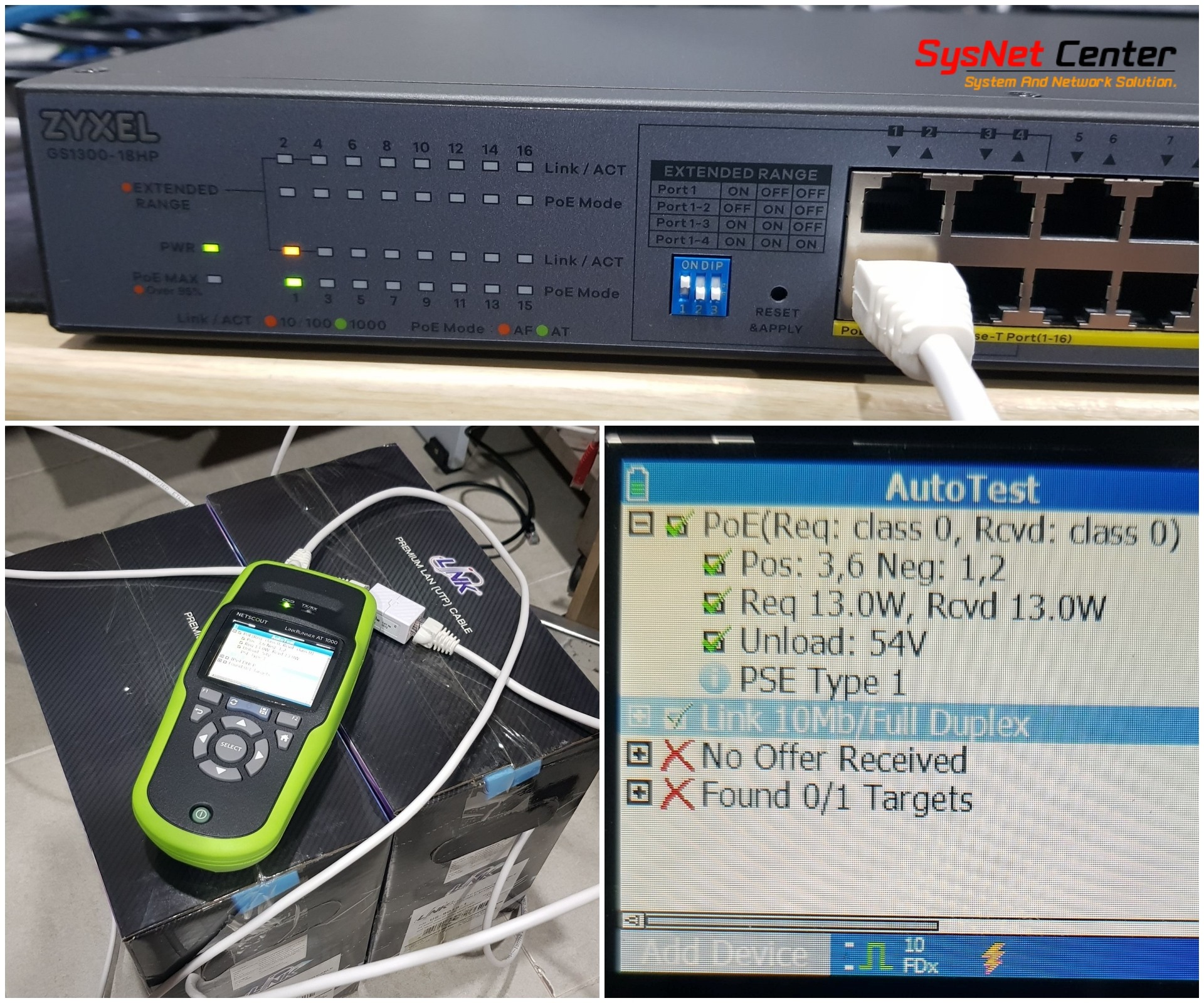 Sysnet Center - 📣 แก้ปัญหาระยะ กล้อง IP กับสาย Lan ไกลเกิน...
