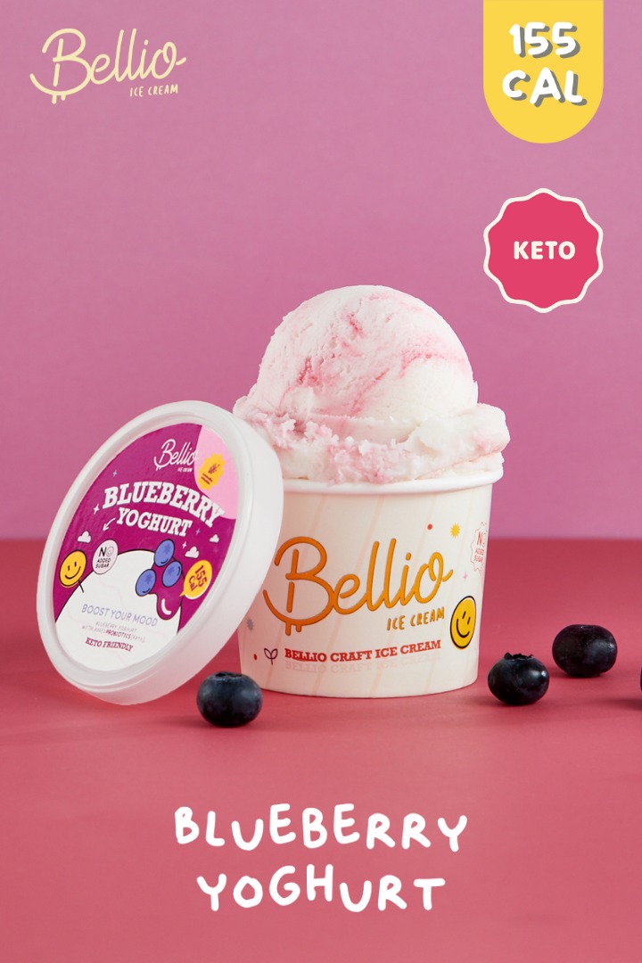 Bellio.Bkk - BLUEBERRY YOGHURT with Probiotics 🍒...