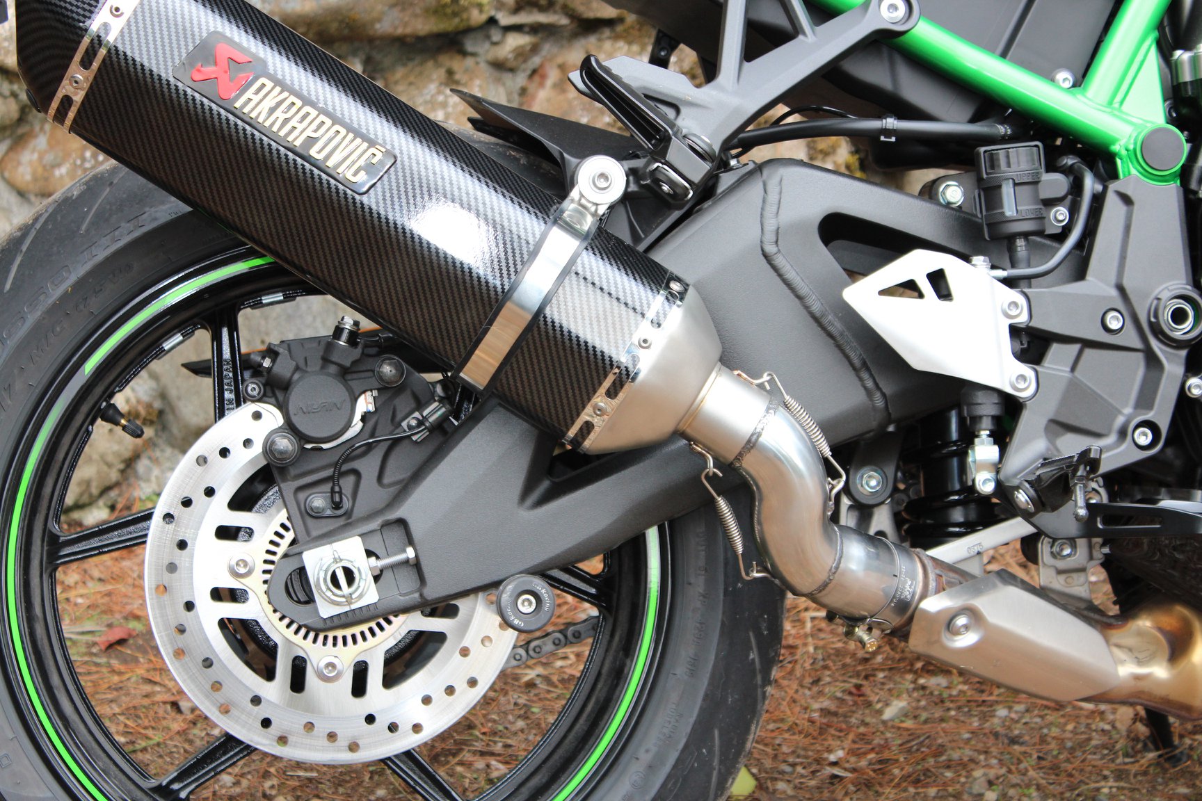 As much a piece of art as it is a performance part - Akrapovič for