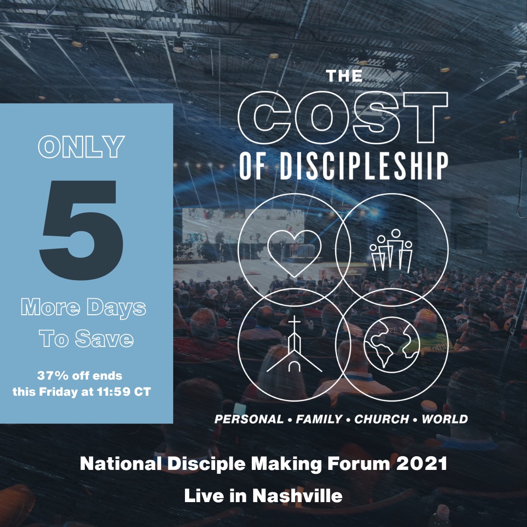 The National Disciple Making Forum is... - Discipleship.org | Facebook