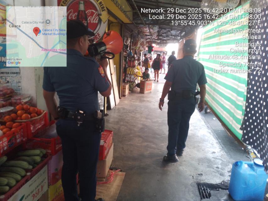Calaca Ccps - OPLAN BANDILLO At about 4:41PM onwards of... | Facebook