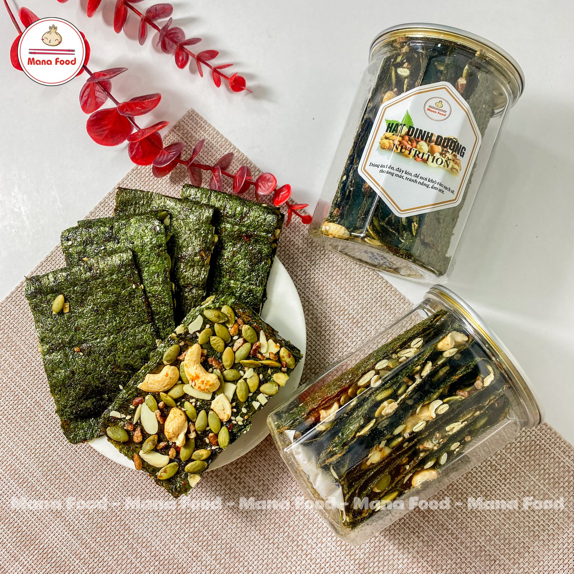 Mana Food - [NEW] RONG BIỂN KẸP HẠT - SNACK RONG BIỂN Hỗn... | Facebook