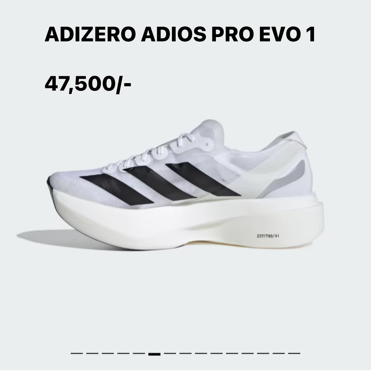 adidas ADIZERO ADIOS PRO EVO 1 on Sale ? Offer Price: 47,500 