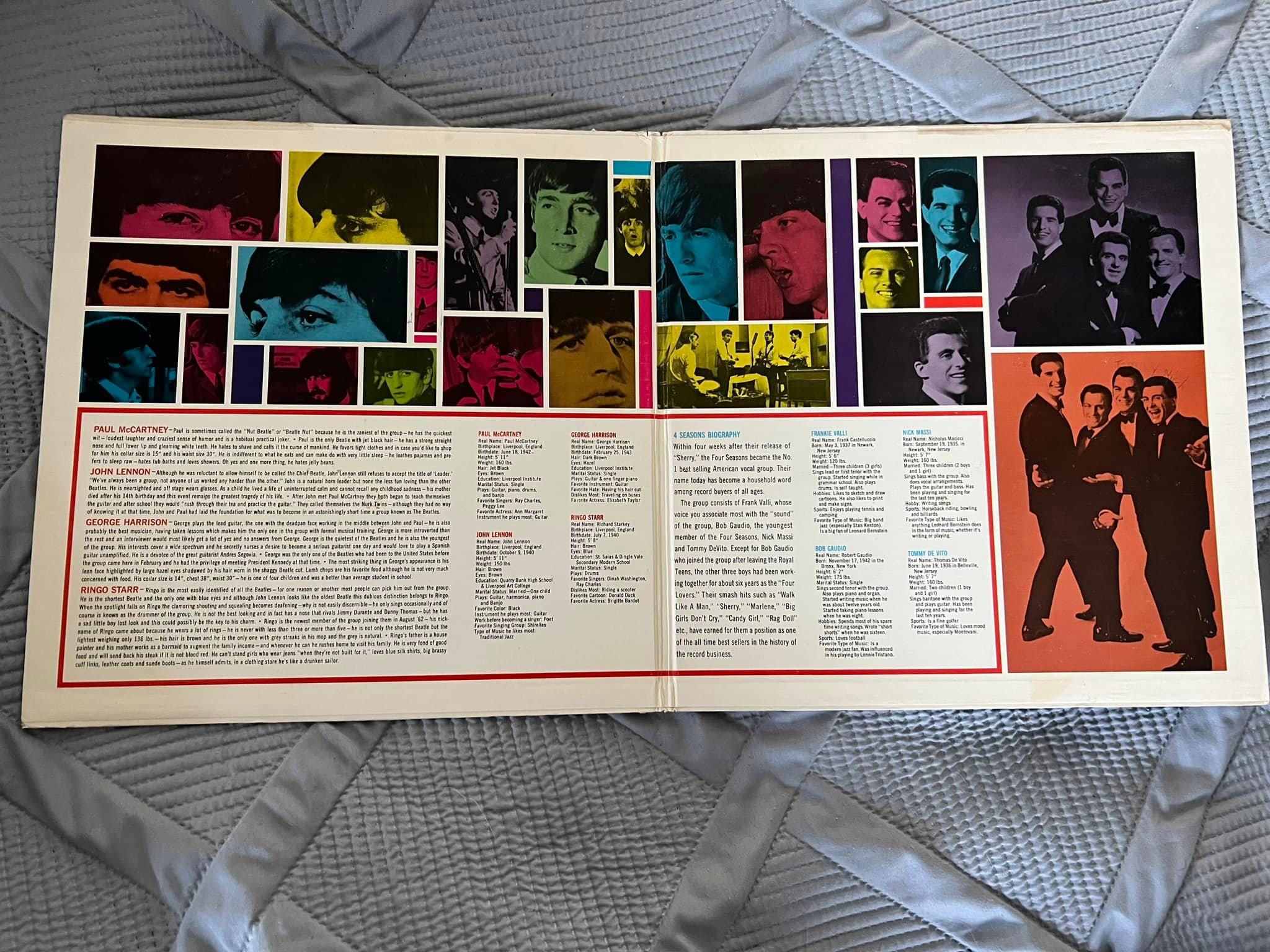 My copy of “The Beatles VS. The Four Seasons” A curious and rather