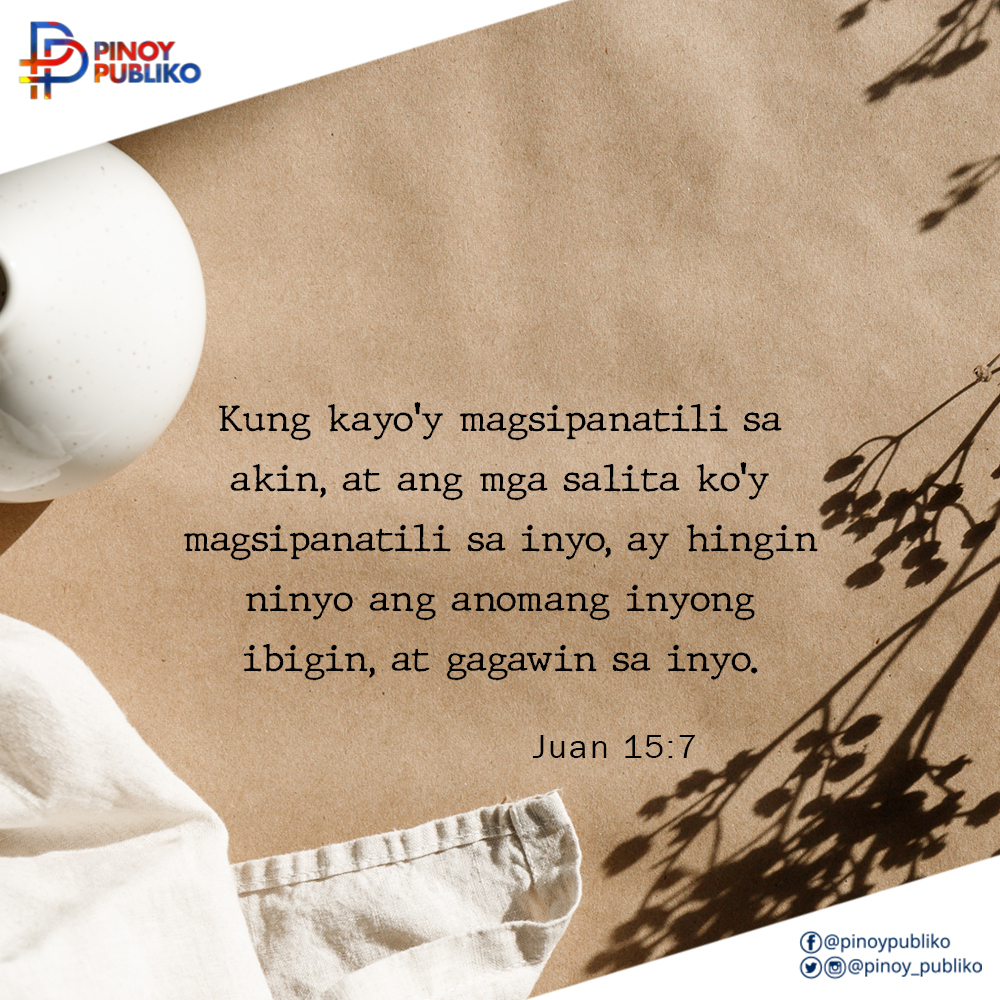 Publiko - PINOY PUBLIKO DAILY VERSES #BibleVerses... | Facebook