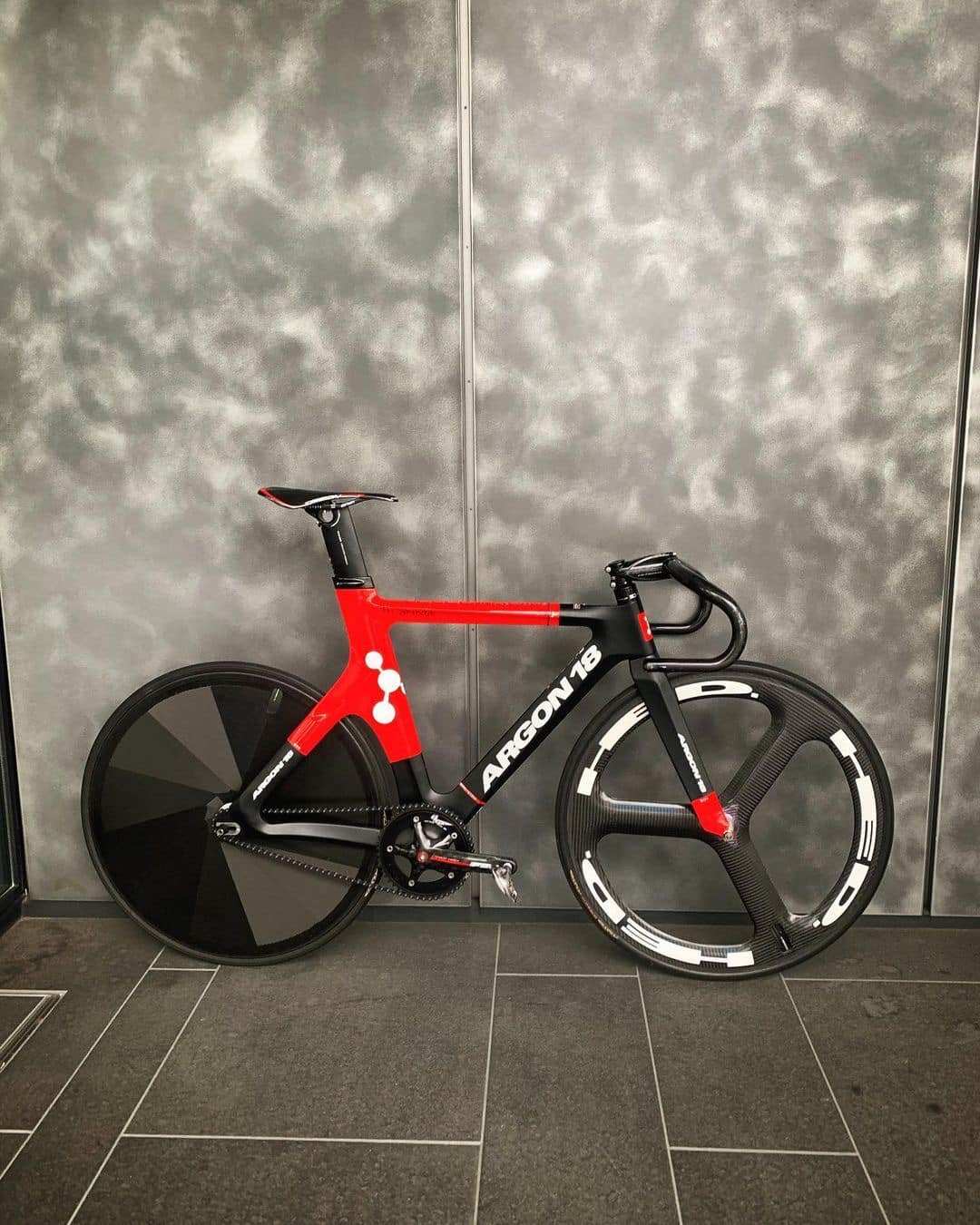 Village Wrench features Argon 18 road bike