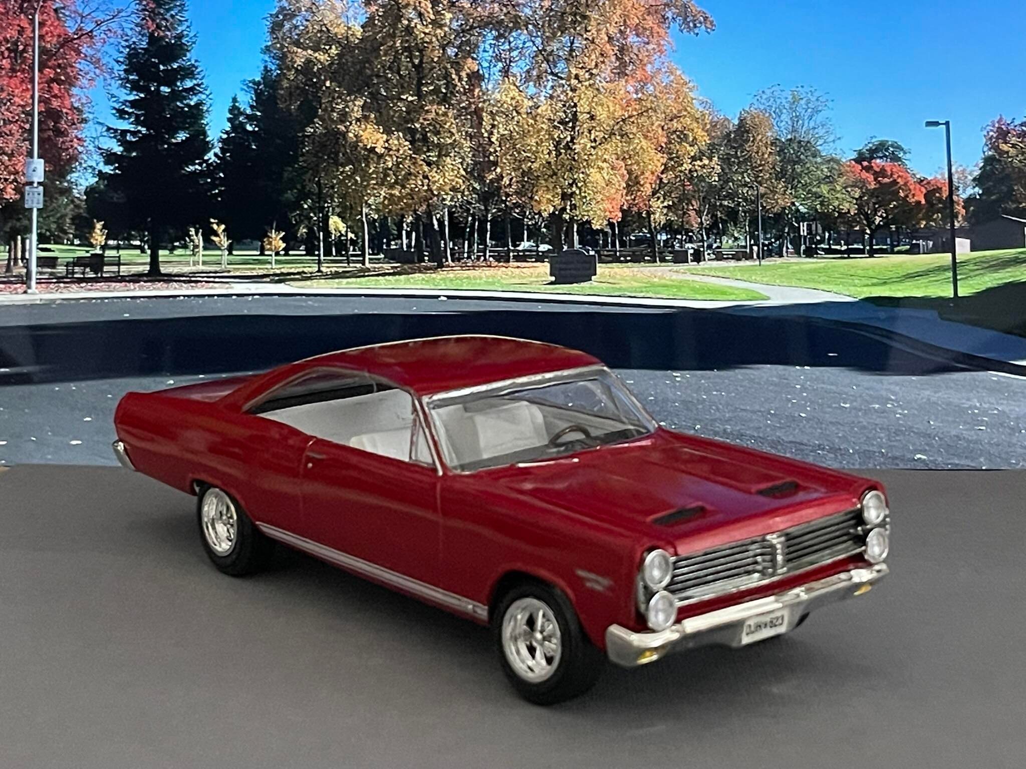 Finished AMT 67 Comet Cyclone model car