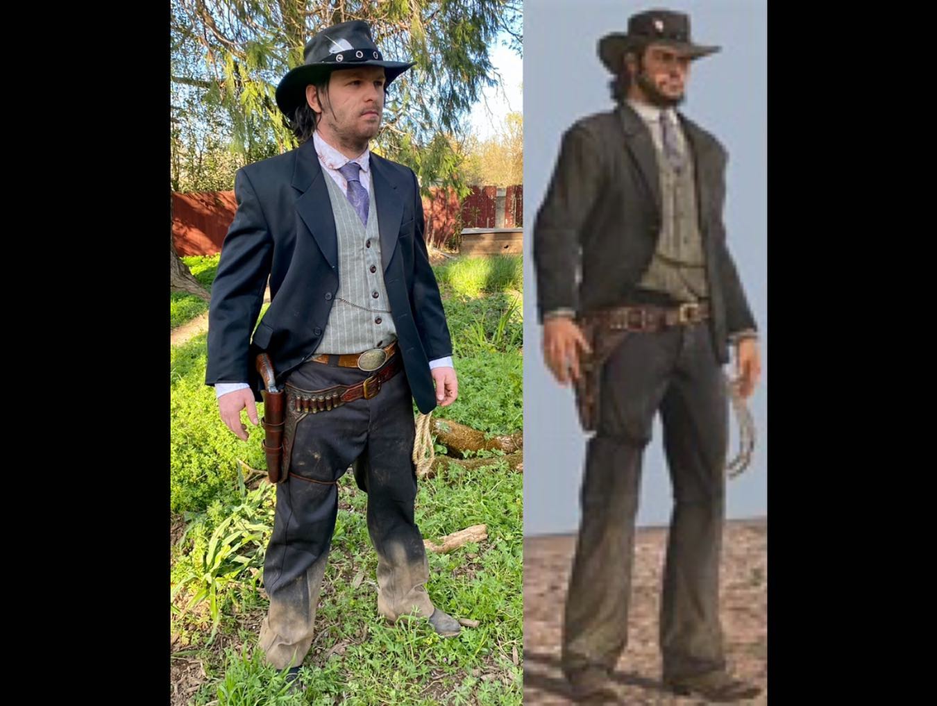 Rad Max Cosplay - Elegant Suit John Marston from RDR1 Two... | Facebook