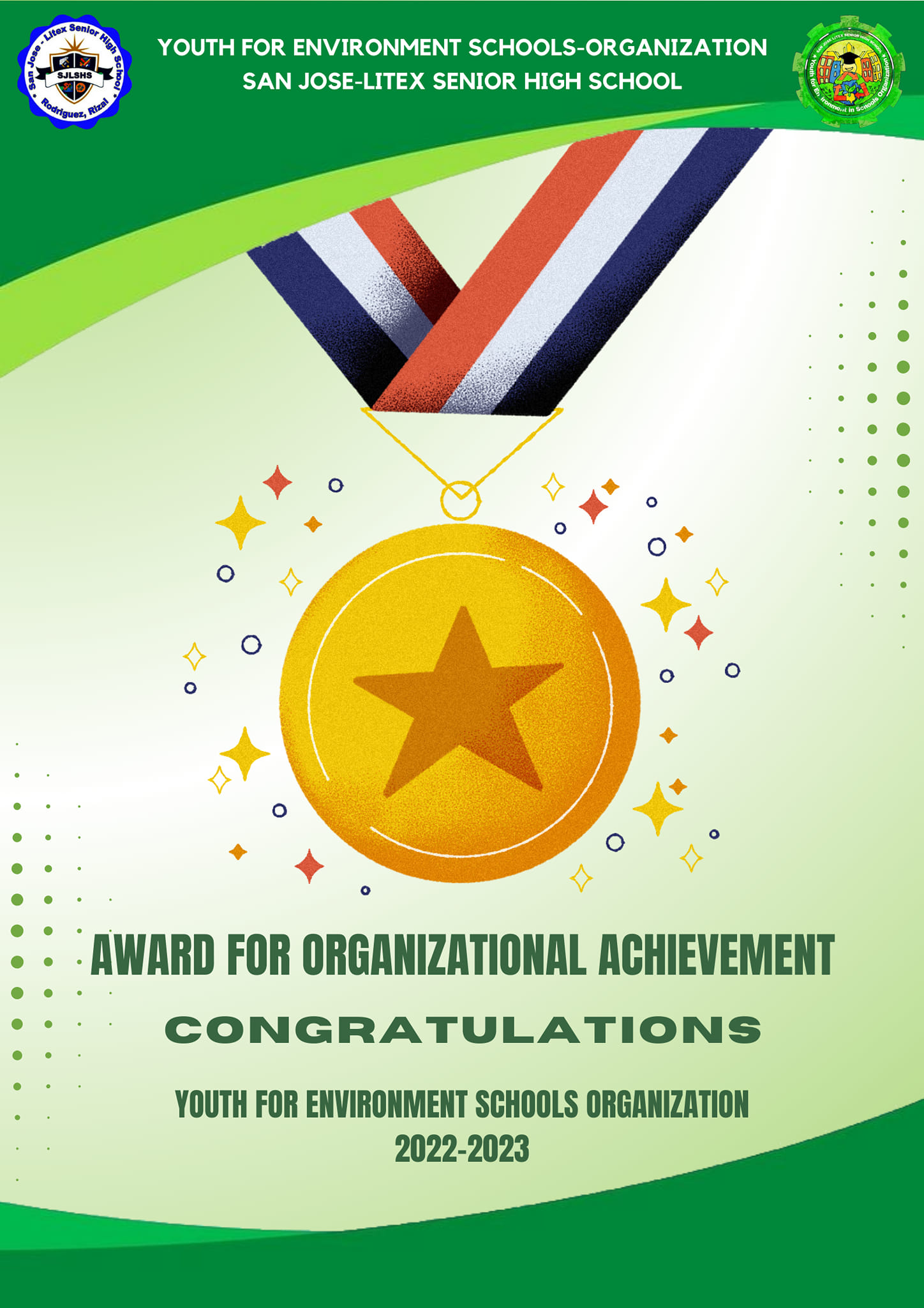 🌿 YES-O CLUB-ORGANIZATIONAL ACHEIVEMENT (2022-2023) 🌿 Congratulations ...