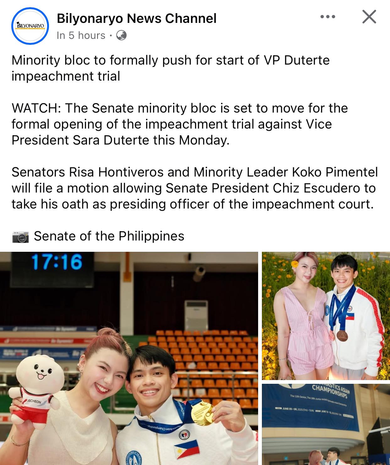 Sherwin - Dear Bilyonaryo News Channel. Kamukha na ba ni Caloy or Gf ...