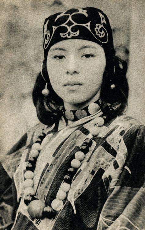 アイヌ民族 Ainu, early century, Hokkaido, Japan