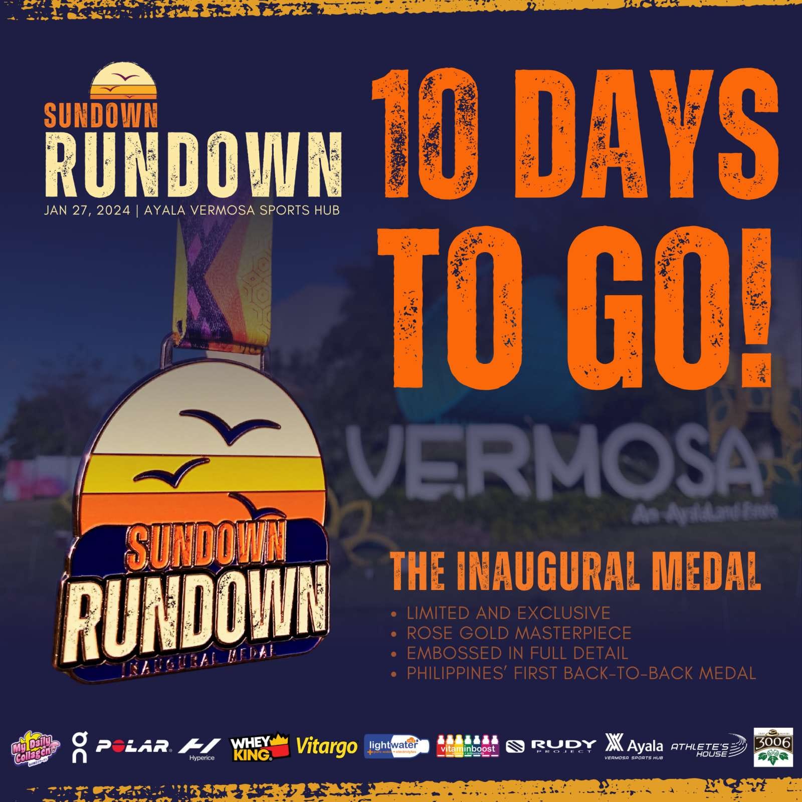 Sundown Rundown - THE INAUGURAL MEDAL 🧡💜 This collectible...