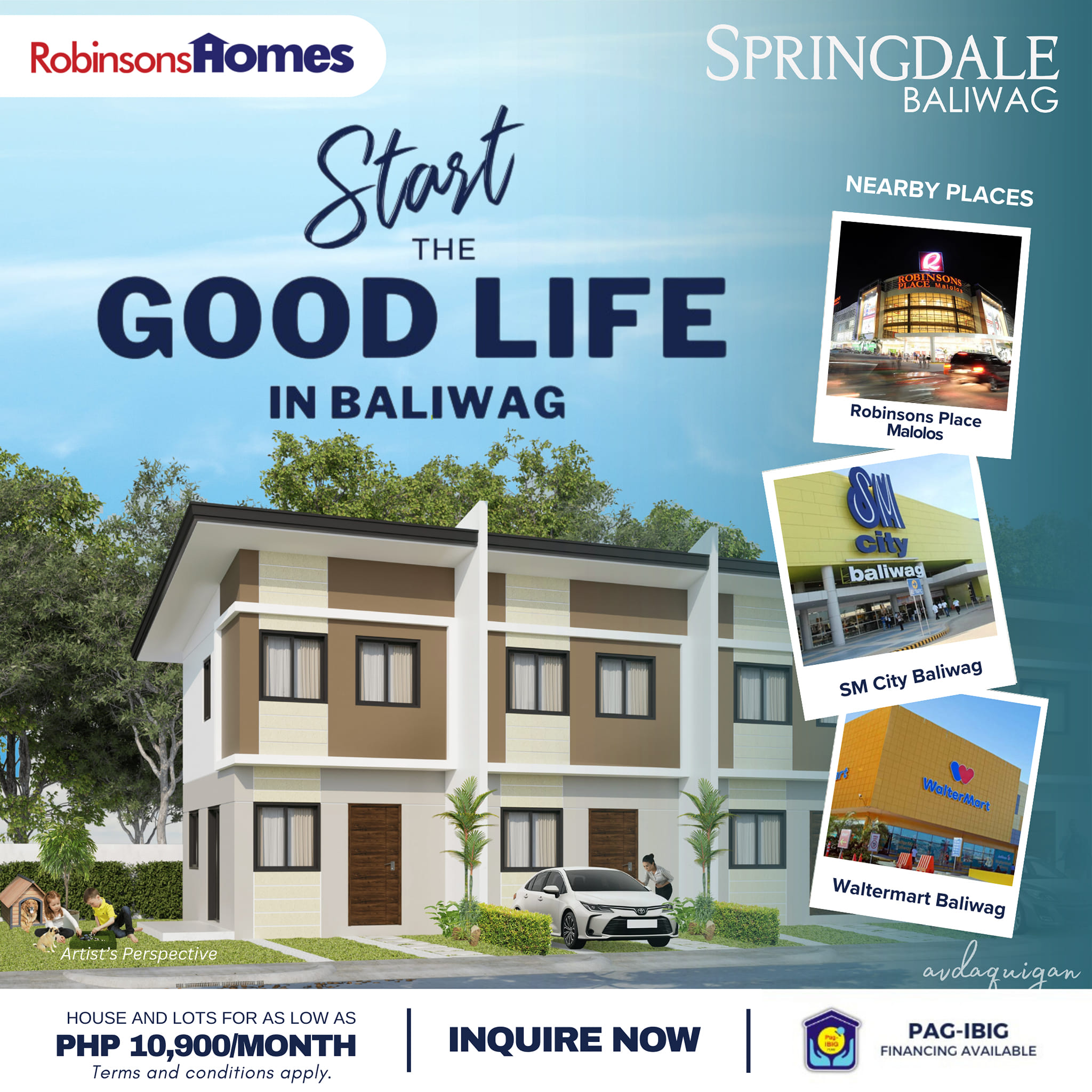 Springdale Baliwag - Robinsons Homes | Baliuag