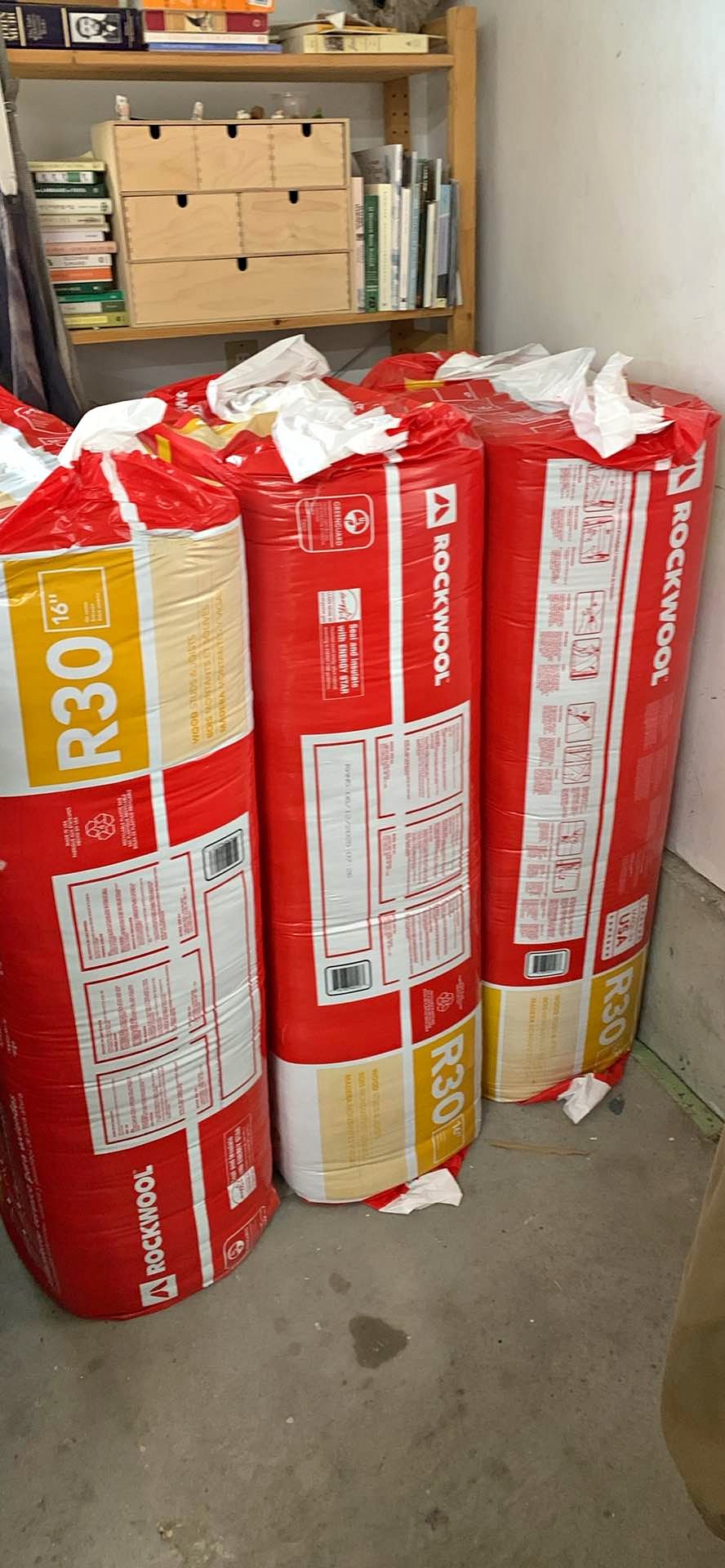Rockwool r30 insulation (3 bags) - Painting Tools - Gorham, Maine ...