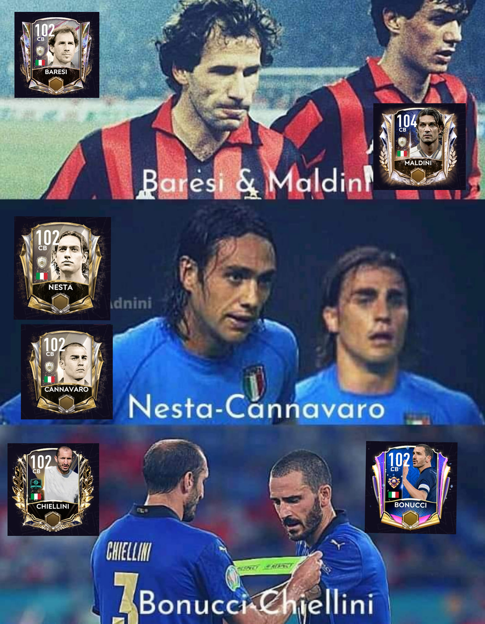 Wow guys, Mini Football just transformed both Italian players into 