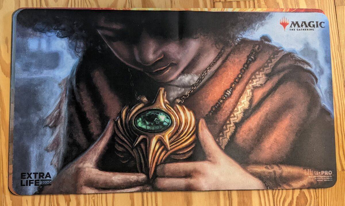 Trade Eternal Weekend psychic frog playmat for SLd Amulet of Vigor