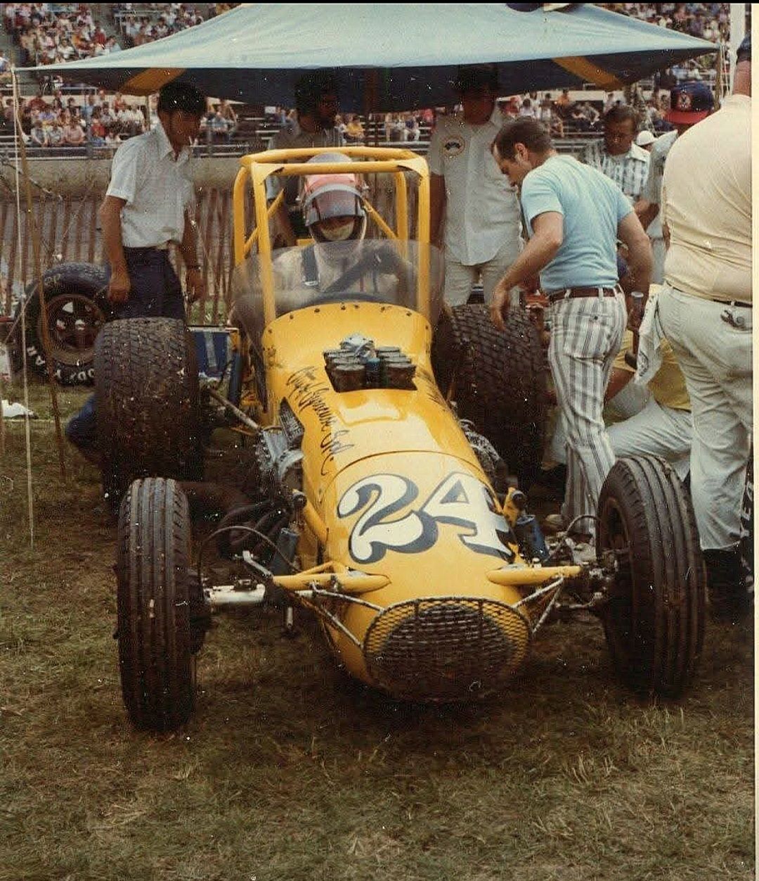 Willie Wonderful & James Hulick at Ox Ridge in 1973.