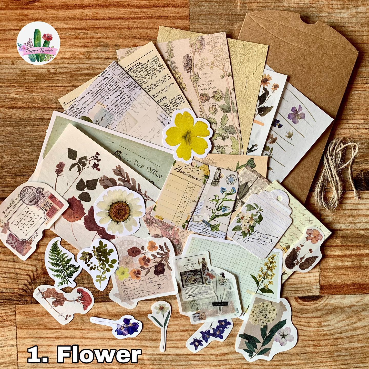 💕 Etiquetas/Stickers decorativos retro... - Paper Flower Cví