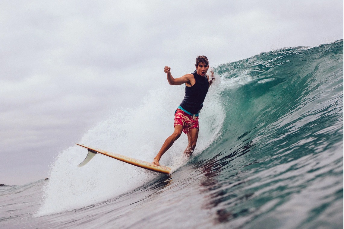 Corey Colapinto doing his thing. Photo: Jeremiah Klein.