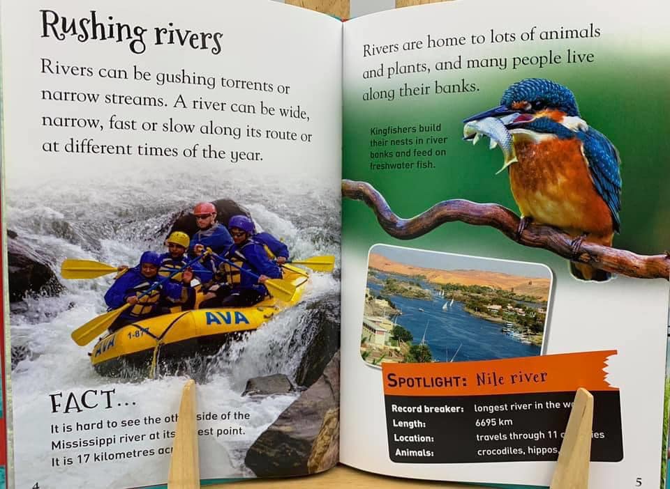 📚 ปกอ่อน สภาพดีมาก Rushing Rivers 💌 หนังสือความรู้ของสำนักพิมพ์ ...