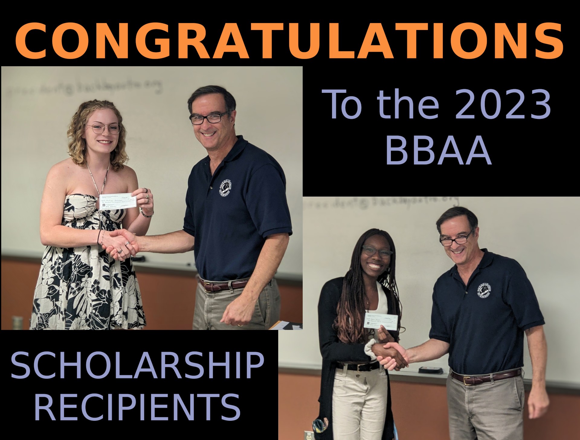 Congratulations to our two... - Back Bay Amateur Astronomers