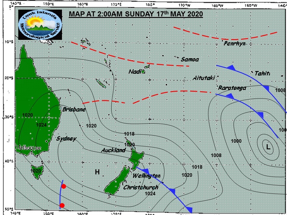 Cook Islands Meteorological Service - Northern and Southern Cooks ...