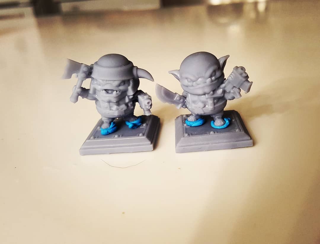 Rivet Waaagh! Infantry test print... - Polymorph Miniatures