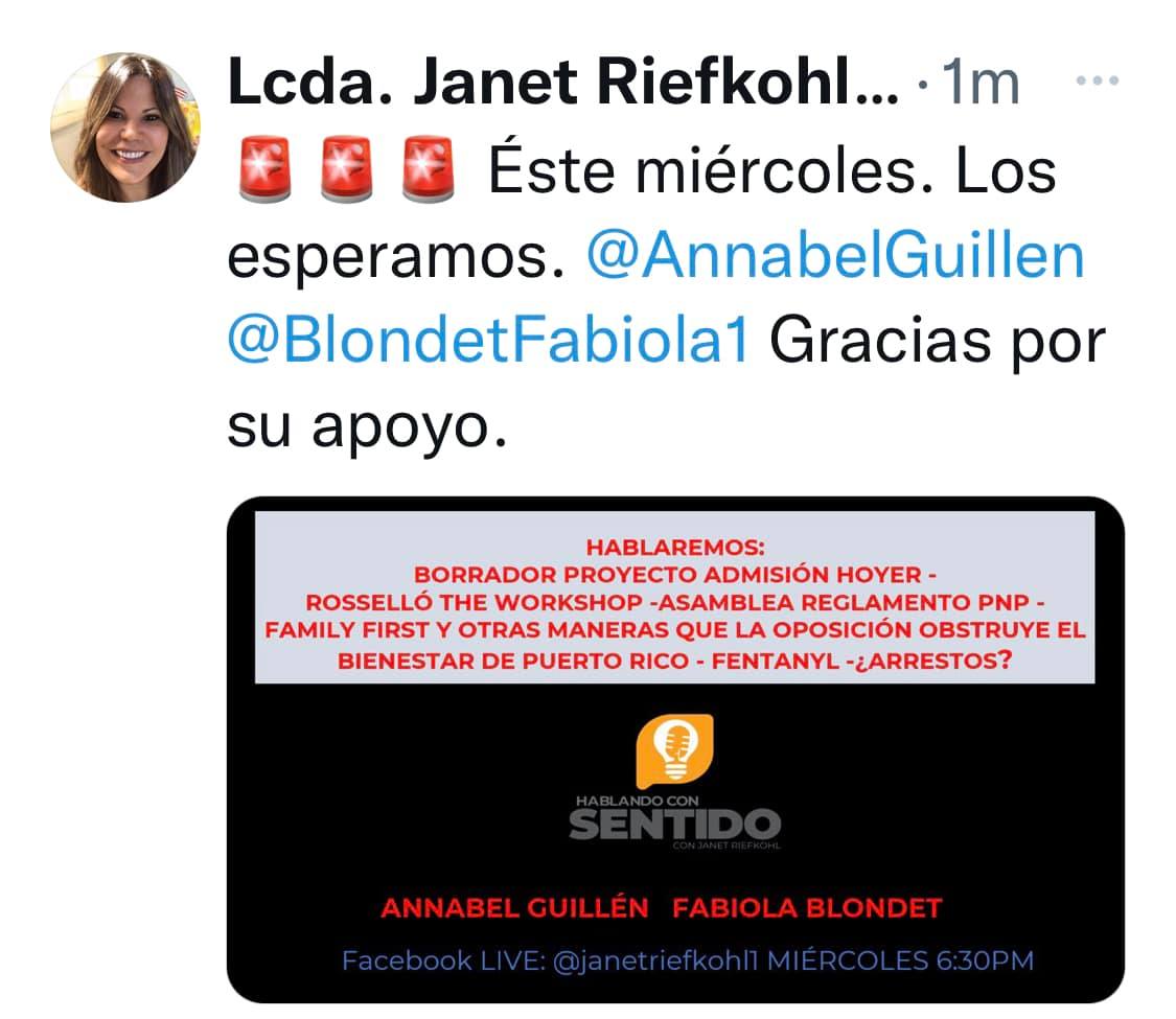 🚨🚨🚨 Fabiola Blondet - Lcda. Janet Riefkohl | Facebook