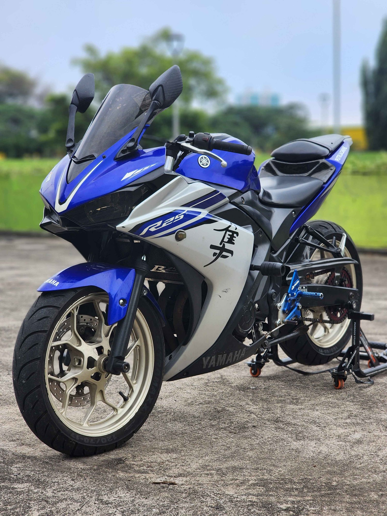 2015 Yamaha R25 Biru Pajak Baru Bayar - Motorcycles & Scooters ...