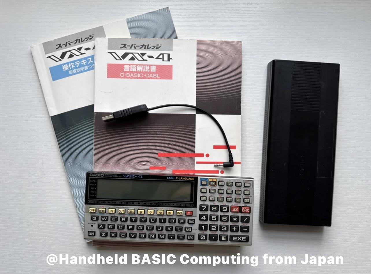 Casio VX-4 owners with original manuals?