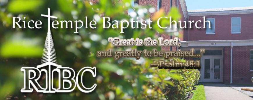 Rice Temple Baptist Church | Houston TX