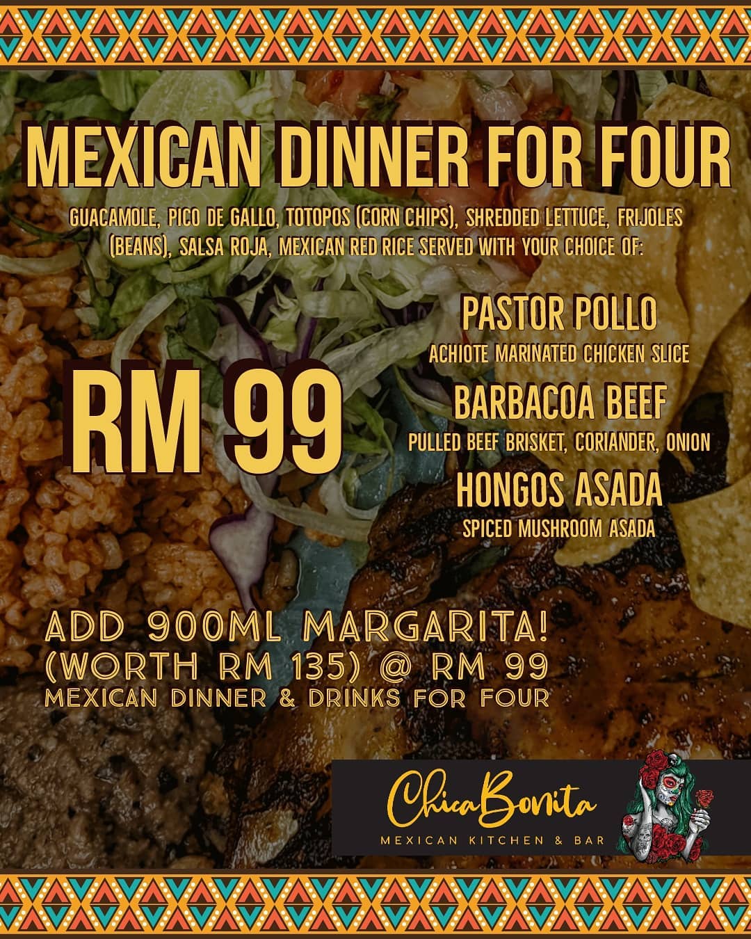 Chica Bonita - TAKE AWAY & DELIVERY PACK 🏃🏻‍♂️🛵 . MEXICAN DINNER🍴 FOR ...