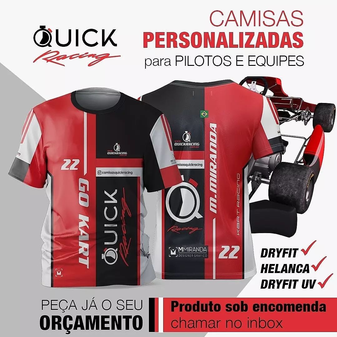 Quick Racing - Pwrsonalize sua equipe, seu time ou...