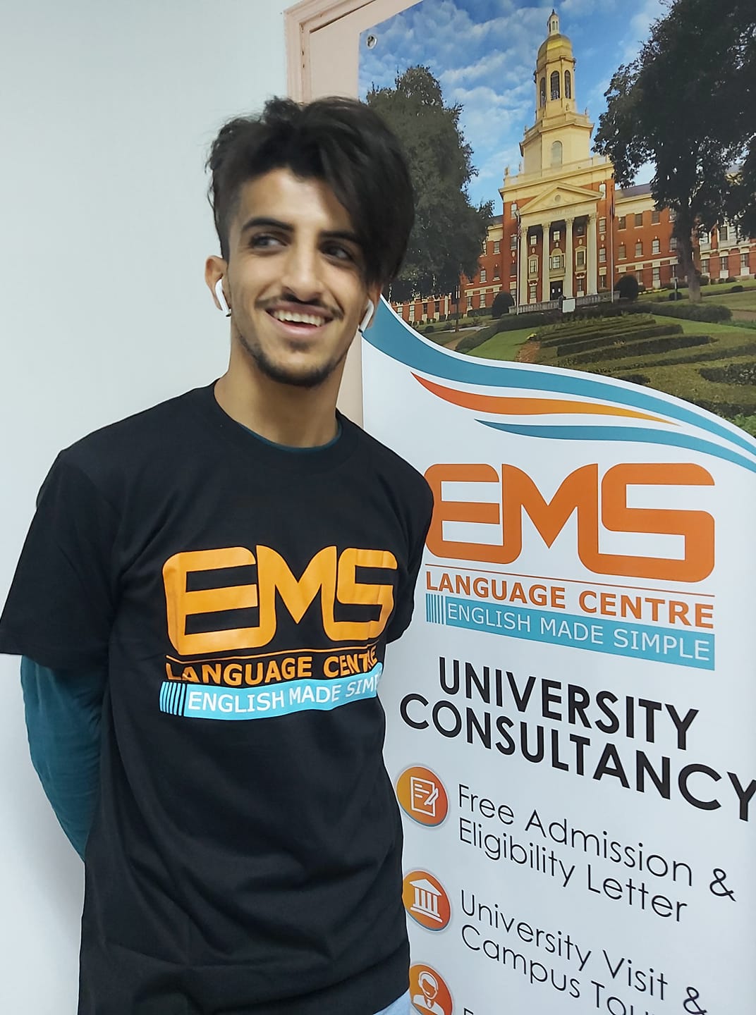 Hamad is a Saudi Arabian student... - EMS Language Centre