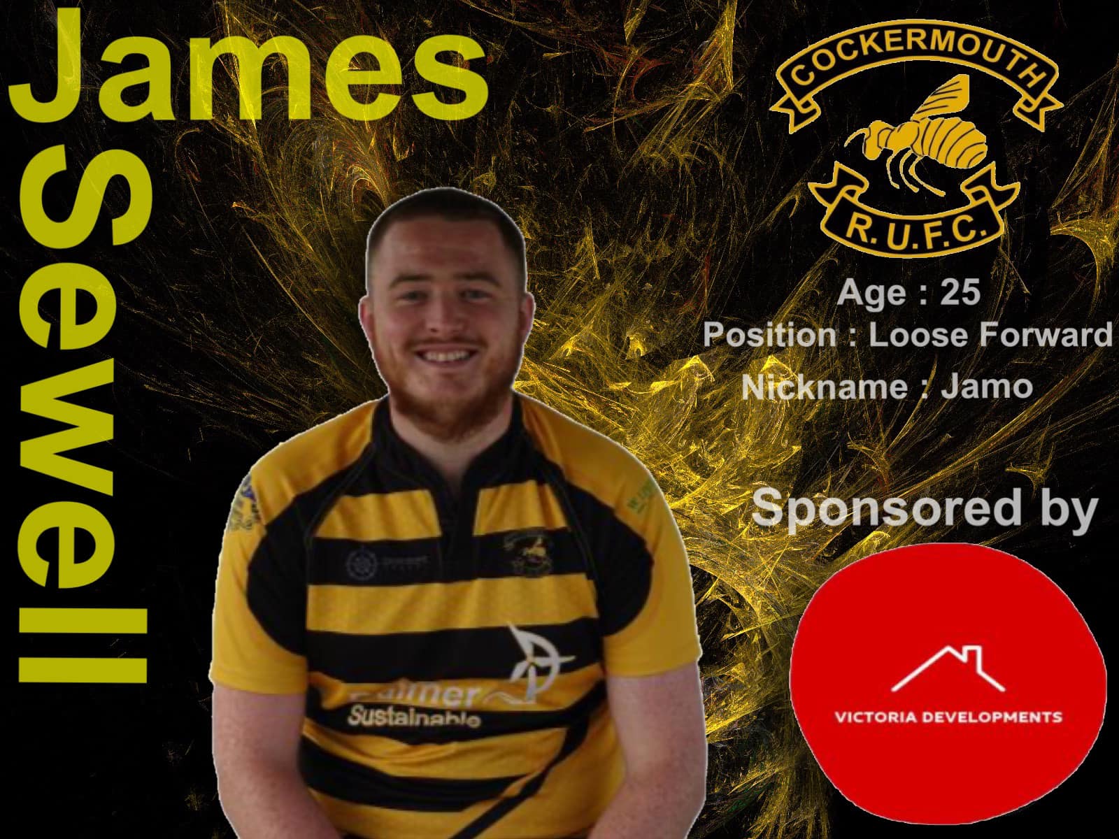 🟡⚫️ PLAYER SPONSORSHIP ⚫️🟡 For the... - Cockermouth Rufc | Facebook