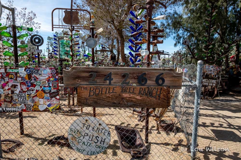 CALIFORNIA U.S. ROUTE66 ドラム缶型プランター Have you ever been to Elmers Bottle Tree Ranch in Oro Grande CA