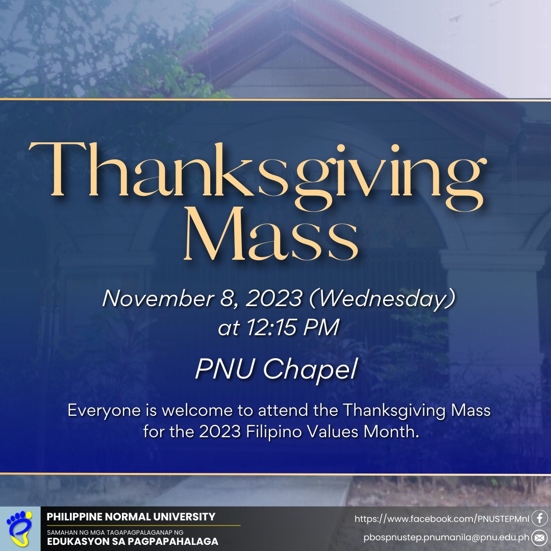 In honor of the celebration of Filipino Values Month this November 2023 ...