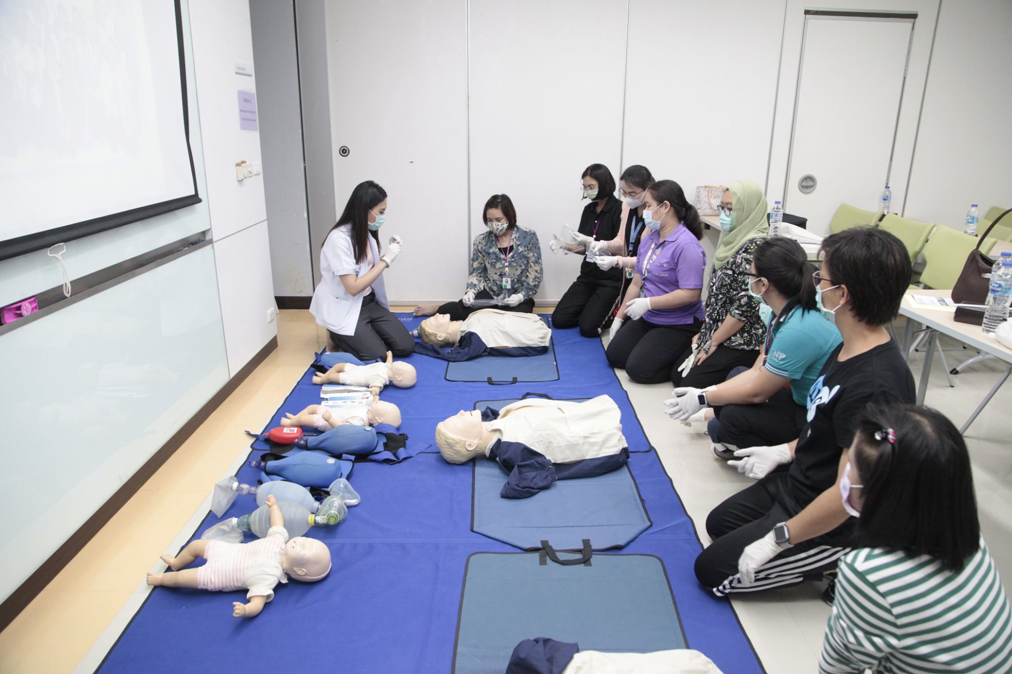 โรงเรียนพยาบาลรามาธิบดี จัดโครงการช่วยชีวิตขั้นพื้นฐาน (Basic Life ...
