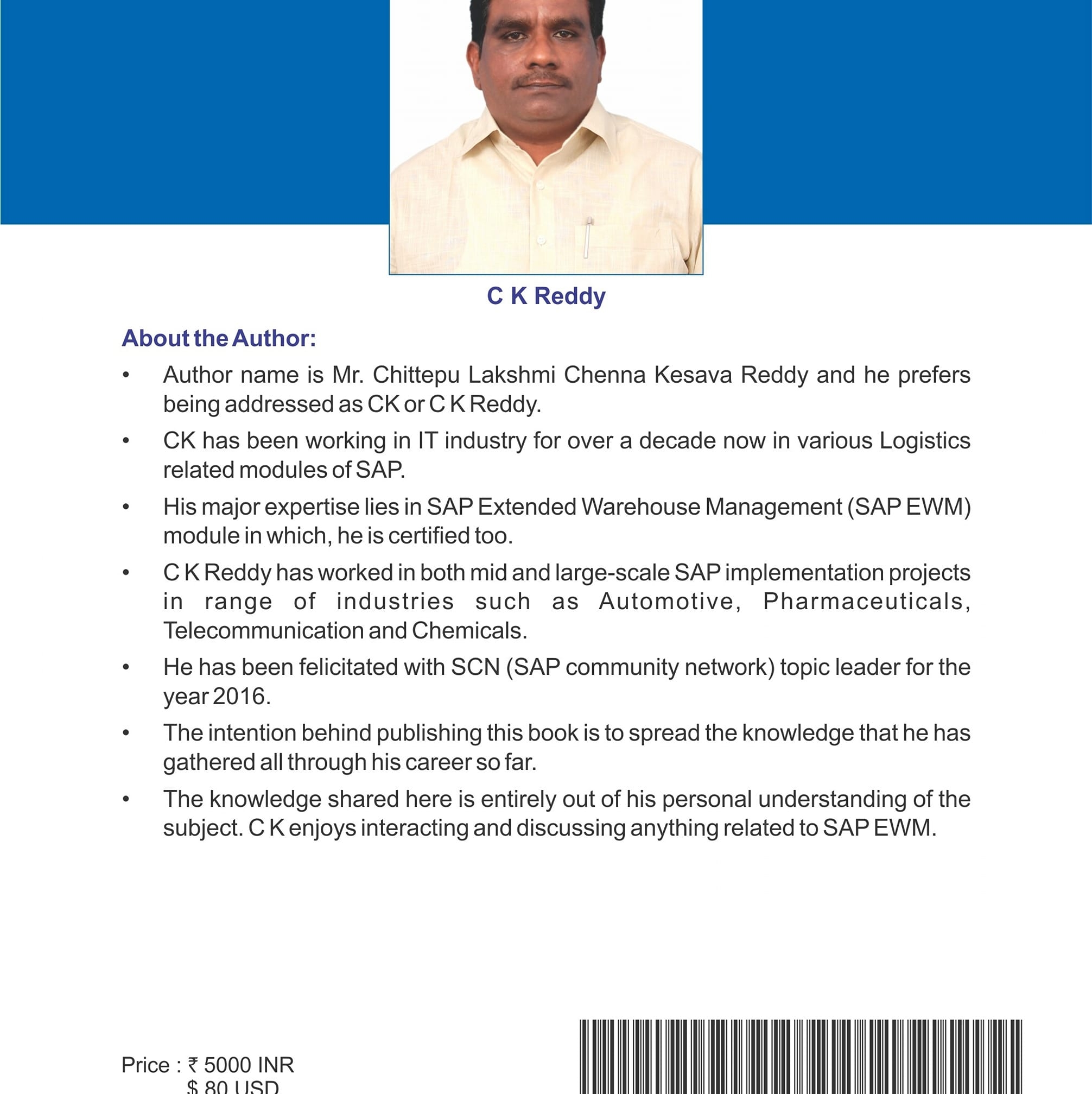 C K Reddy