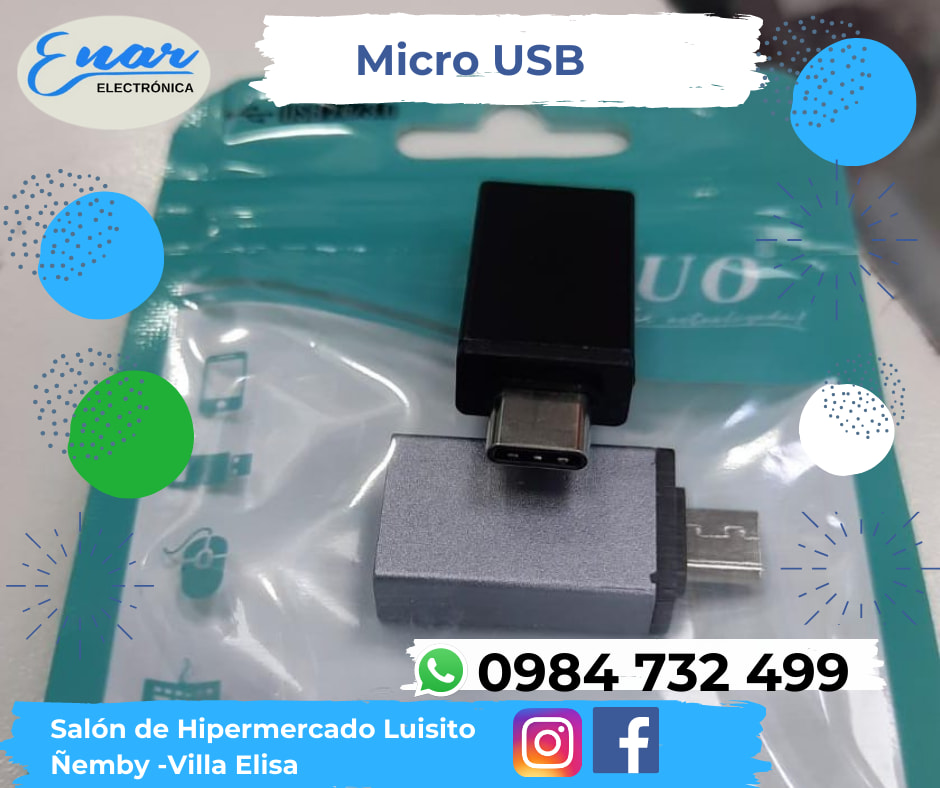 Micro USB📱📲Luo. Guardar tus fotos,... - ENAR Electronica