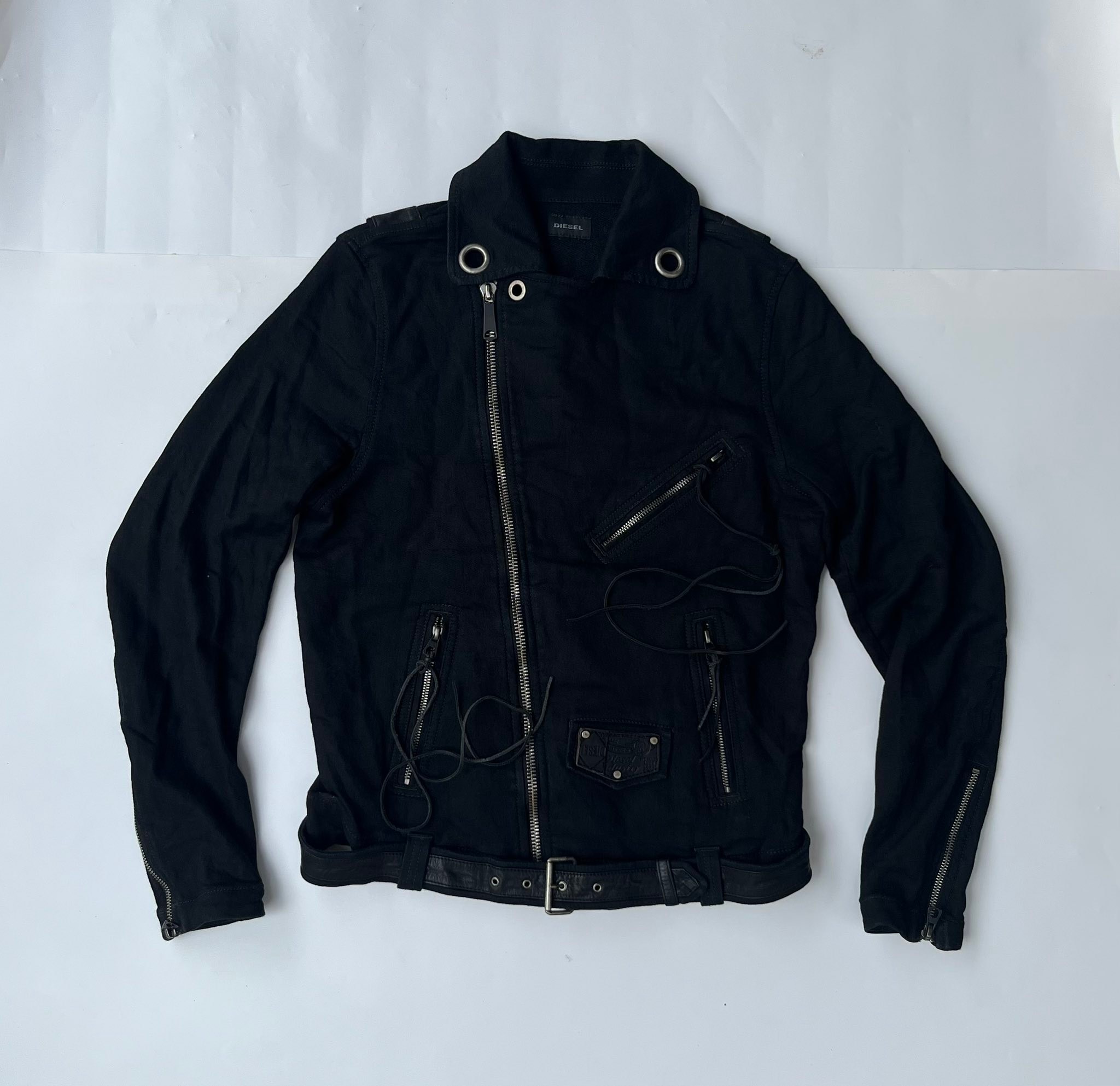 Diesel Archive Leather Switch Riders Y2K jacket Small on tag 