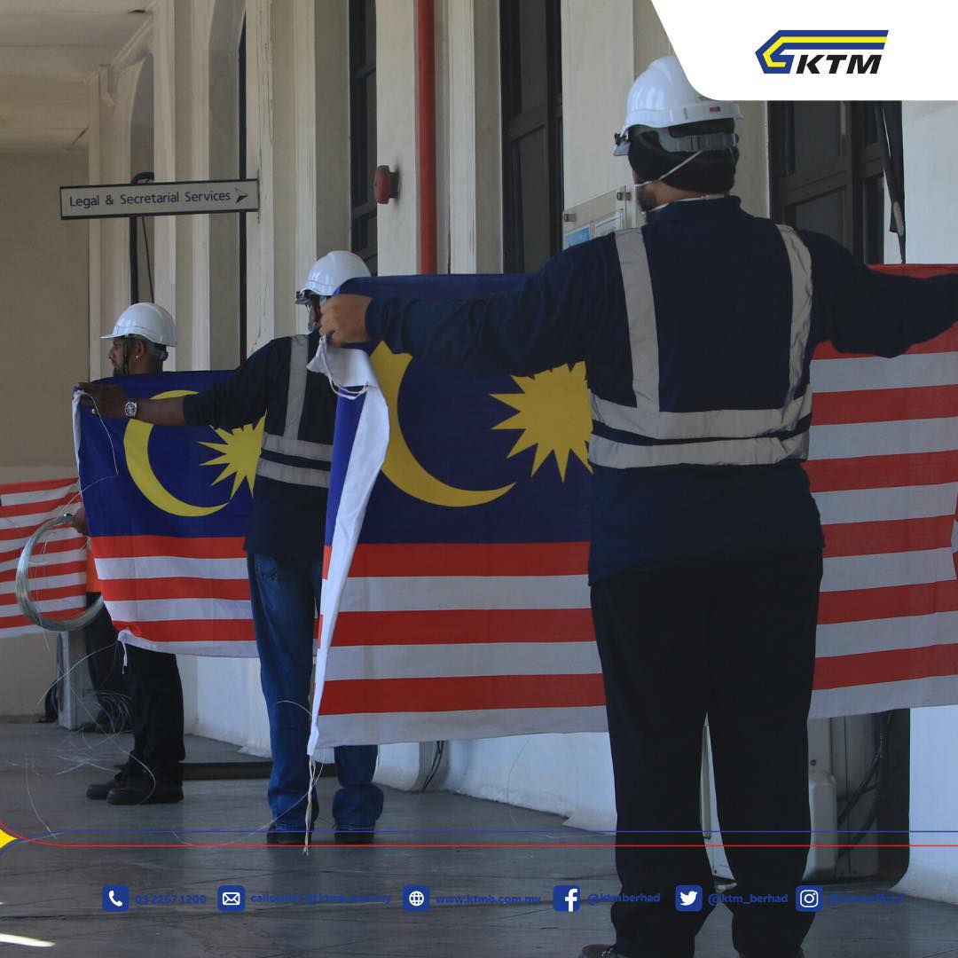 KTM Berhad - KEMPEN KIBAR JALUR GEMILANG KTMB 🇲🇾 Ayuh tunjukkan ...